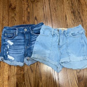 Shorts American Eagle and Hollister